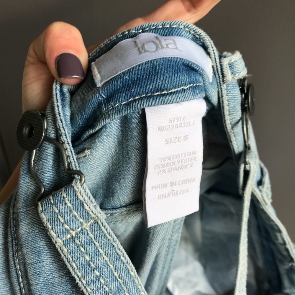 ⚠️⬇️NWOT • Lola detachable bib overalls - Picture 6 of 7